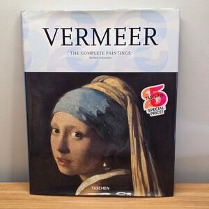 Vermeer The Complete Paintings Art Book by Norbert Schneider Hardcover Taschen